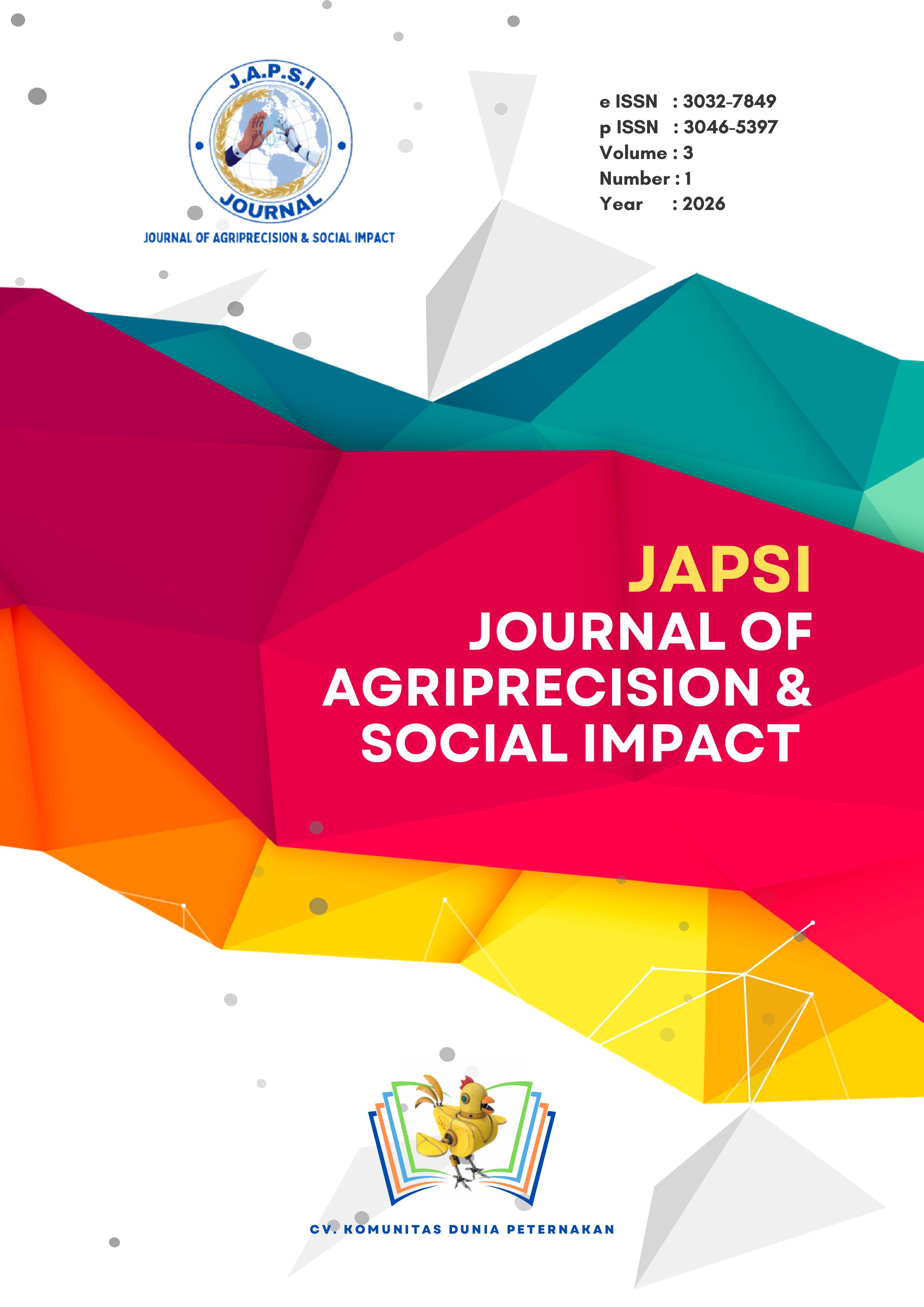 					View Vol. 3 No. 1 (2026): March: JAPSI (Journal of Agriprecision & Social Impact)
				